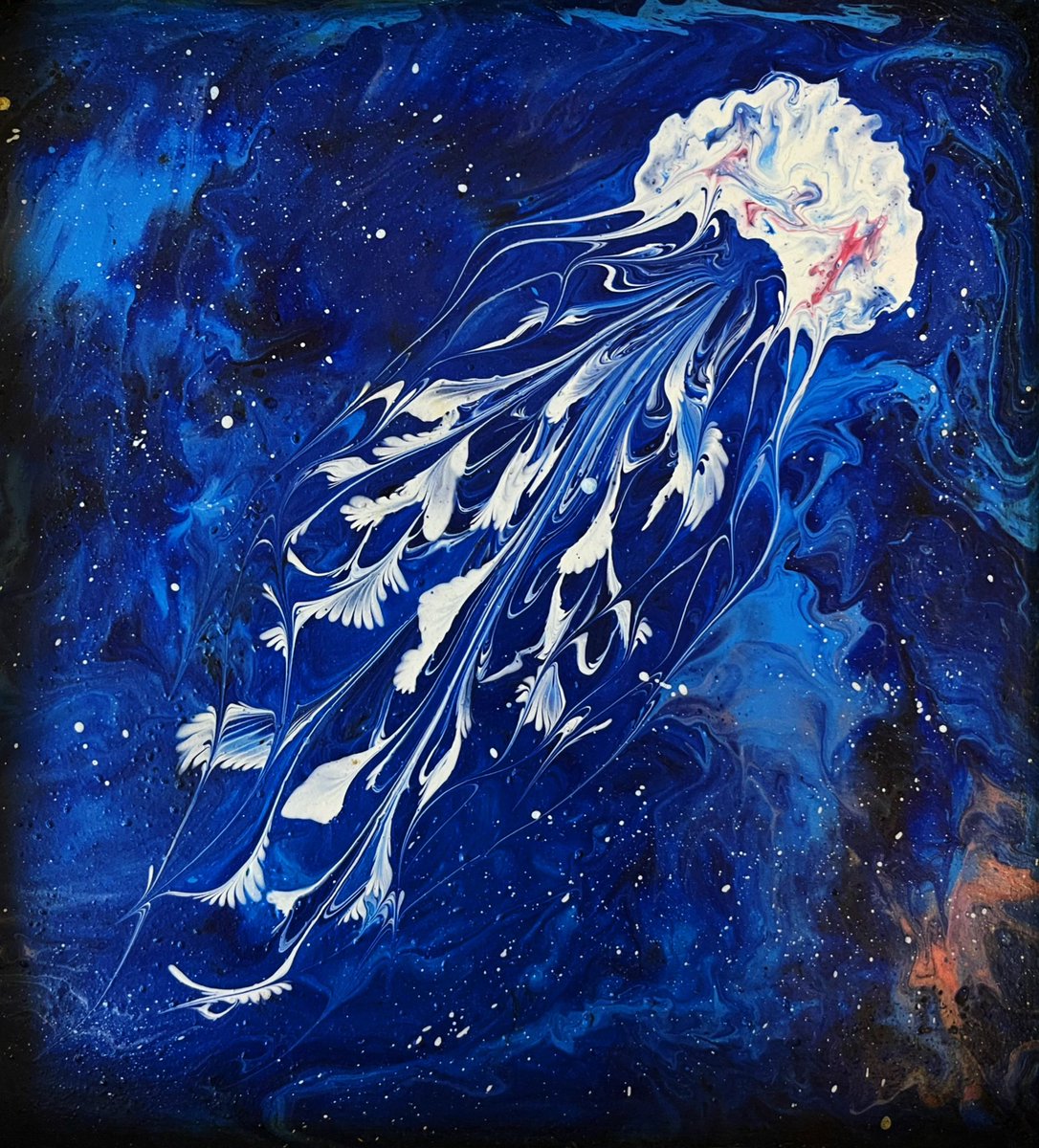 marygorganiart's tweet photo. Gm🪼🪼

My jellyfish , alone, in the deep ocean still searching for her lost one, she knows they're going to get together again and celebrate and dance in their comet dresses... 

https://t.co/WJ3b6tx3dR

#NFT_Shill #NFTartist #nftcollector #tezoscollectors #tezoscommunity https://t.co/tS5lxqLYPI