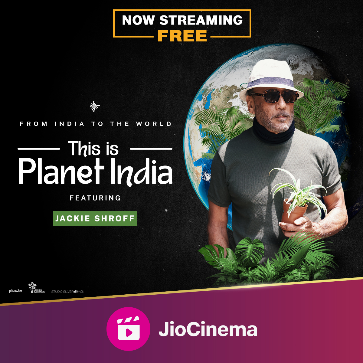 HotstarReality's tweet photo. It’s time to witness unheard stories of 10 young Indians on climate change that will have an impact on the world. 
Watch Planet India now on #JioCinema. Streaming free.

@pluc_tv #SilverbackFilms @bindasbhidu #PlanetIndia https://t.co/GWqLkGiDj4