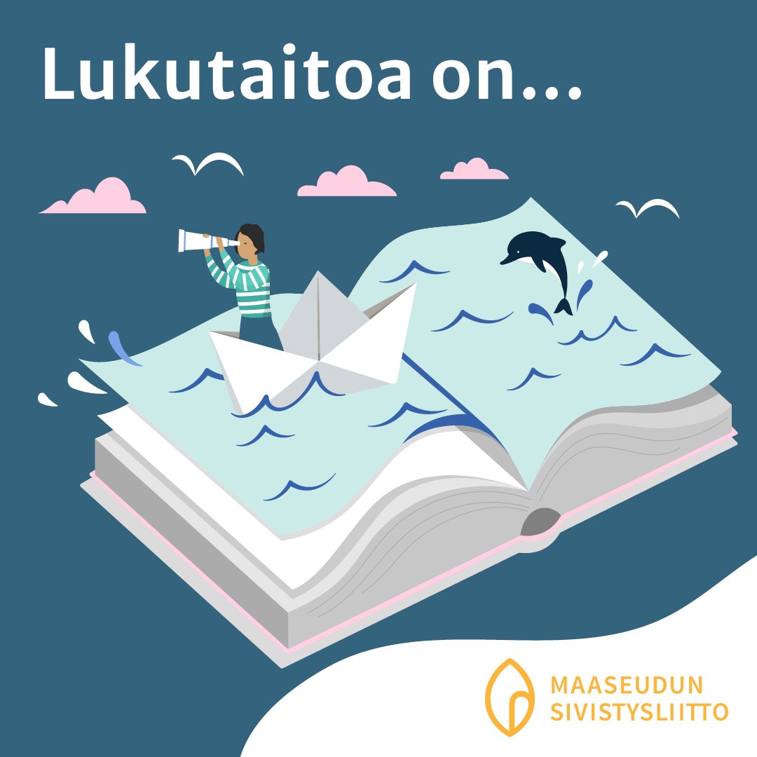 Muuttuva yhteiskunta edellyttää monenlaista lukutaitoa: moniluku- ja medialukutaitoa, tunne- ja vuorovaikutustaitoja. #Opintokeskus tuemme eri lukutaitojen edistämistä yhdistystoiminnassa mm. kansalaistoimijoiden ja vasta maahan muuttaneiden parissa. #lukutaitopäivä #vst