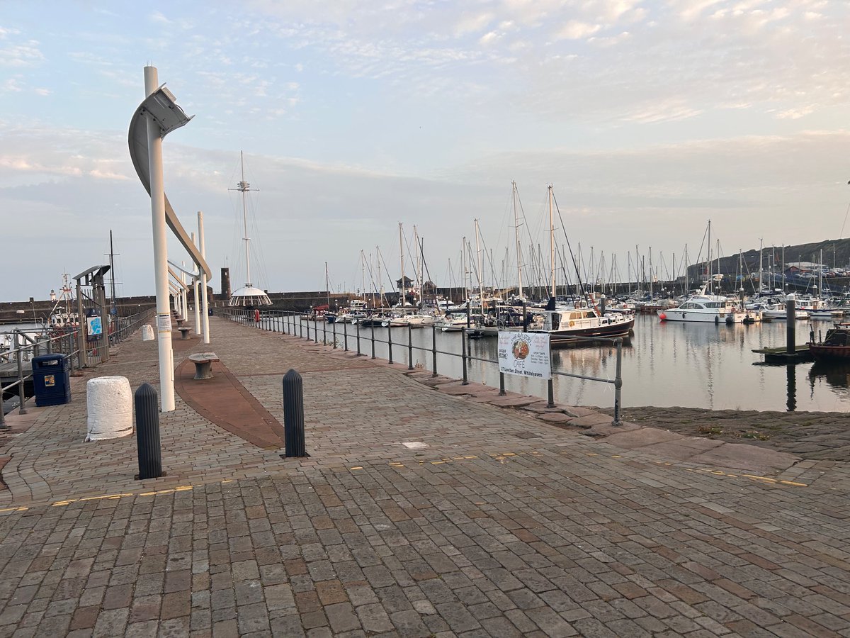 elizabethdjdo's tweet photo. @RadioX just wandered along Whitehaven harbour, not very alive at the minute but I have hope for later on! https://t.co/eGQe9h4wQL