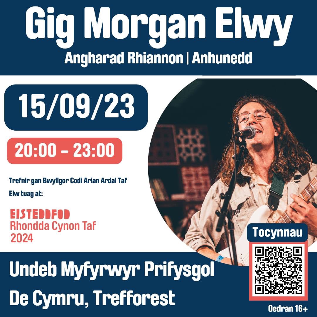 AngharadFach's tweet photo. Wythnos i fynd tan y gig yma. Tocynnau ar gael ar wefan yr Eisteddfod. 🎵😁

This gig is a week today. Tickets available on the Eisteddfod website. 🎶😁 https://t.co/cJOB9gMTh4