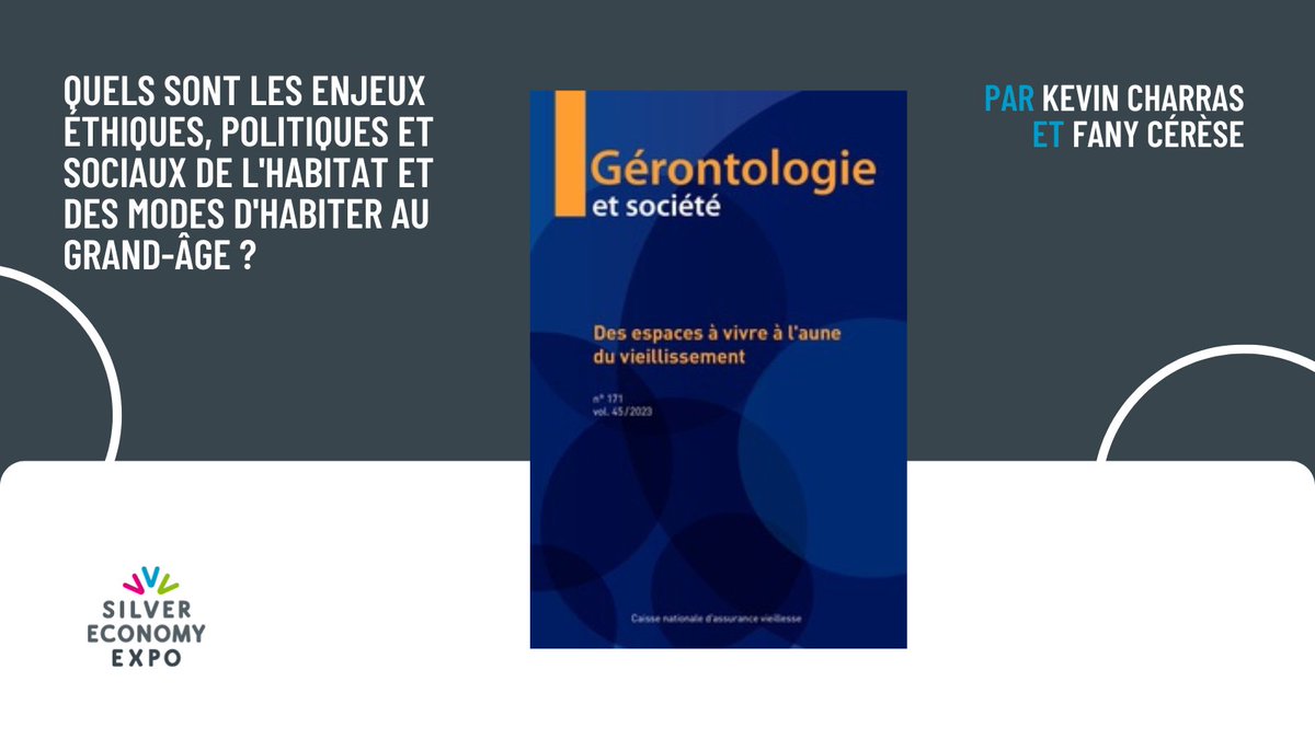 SilverXpo's tweet photo. Ce numéro de "Gérontologie et société", coordonné par @CharrasKevin et Fany Cérèse, fait le point sur les enjeux éthiques, politiques et sociaux de l'habitat et des modes d'habiter au grand-âge...

Pour le commander. ▶️ https://t.co/ur9dbuGSin

#VendrediLecture #Habitat https://t.co/eWVzouWian