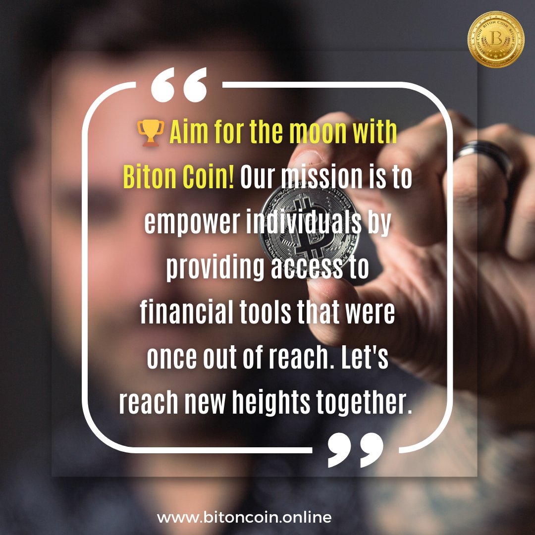 BitonCoins's tweet photo. I just published Aim for the Moon with Biton Coin: Empowering Financial Freedom https://t.co/tN4xvbjUAB https://t.co/skL4j796T0