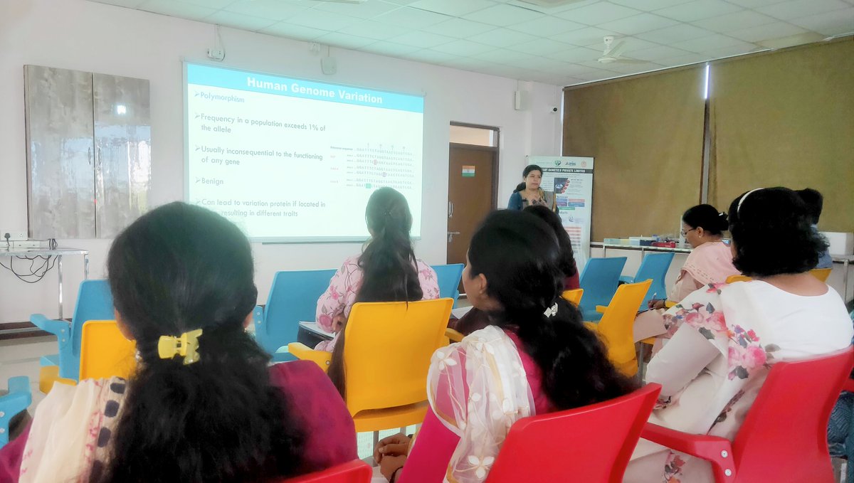 ayan_das12's tweet photo. Glimpses of the pre-conference workshop on "Molecular Genetic Screening of Inborn Errors ifn Infants" in collaboration with @AspireBionest, School of Life Sciences, @HydUniv 8th Sept 2023 @NMMTA_Assn 
#NMMTAWorkshop #NMMTAConference https://t.co/1pvMwynJZo
