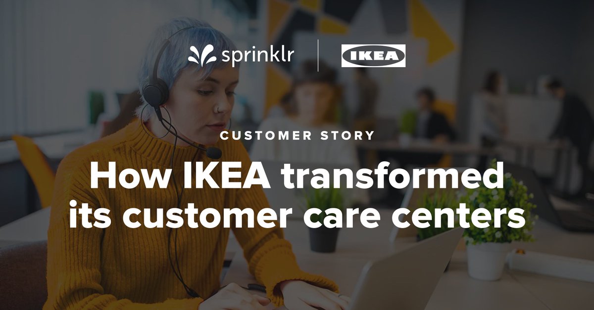 In the face of a shifting world, #IKEA didn't just adapt – they soared! 🚀 Embracing change, they fortified customer service to nurture loyalty and shine in retail. Their secret weapon? <a href="/Sprinklr/">Sprinklr</a>'s unified platform. Read the story: ms.spr.ly/60199wG8v