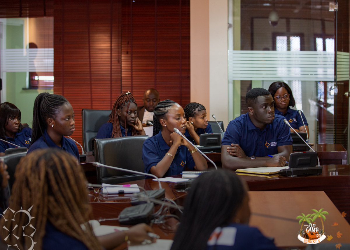 clpghana's tweet photo. As part of our #CLPCamp23 experiences we had the privilege of meeting with Hon. @samgeorgegh.
He gave our fellows life-transforming insights around the issues of political governance, democracy in Africa, Christian leadership & building a healthy relationship with God. https://t.co/qEwZE8ZVFR