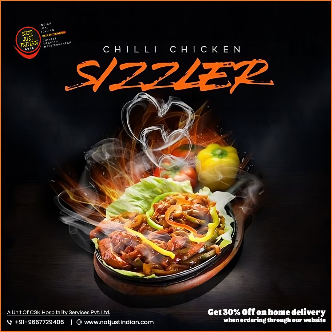 NotJustIndian1's tweet photo. Prepare to be dazzled by the sizzle and aroma of the non-veg delight at Not Just Indian!🥘

Call us at +91- 9625253930

#notjustindian #notjustindianrestaurant #indirapuram #indirapuramrestaurant #SizzlingDelights #NonVegSensation #FoodieFrenzy #SizzlerCravings https://t.co/bsJxEplVXu