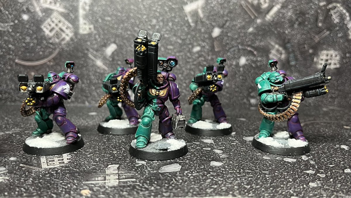 Davewri37806584's tweet photo. Knights of Exodus Space Marine Desolators #homebrewchapter #warhammerCommunity #40k https://t.co/kBbuALmw1T