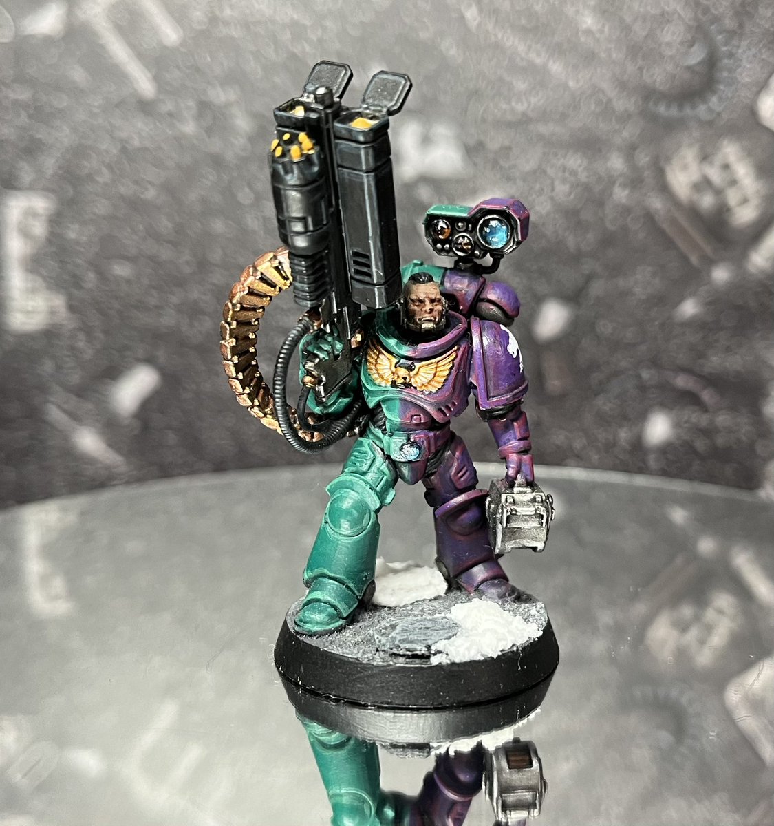 Davewri37806584's tweet photo. Knights of Exodus Space Marine Desolators #homebrewchapter #warhammerCommunity #40k https://t.co/kBbuALmw1T