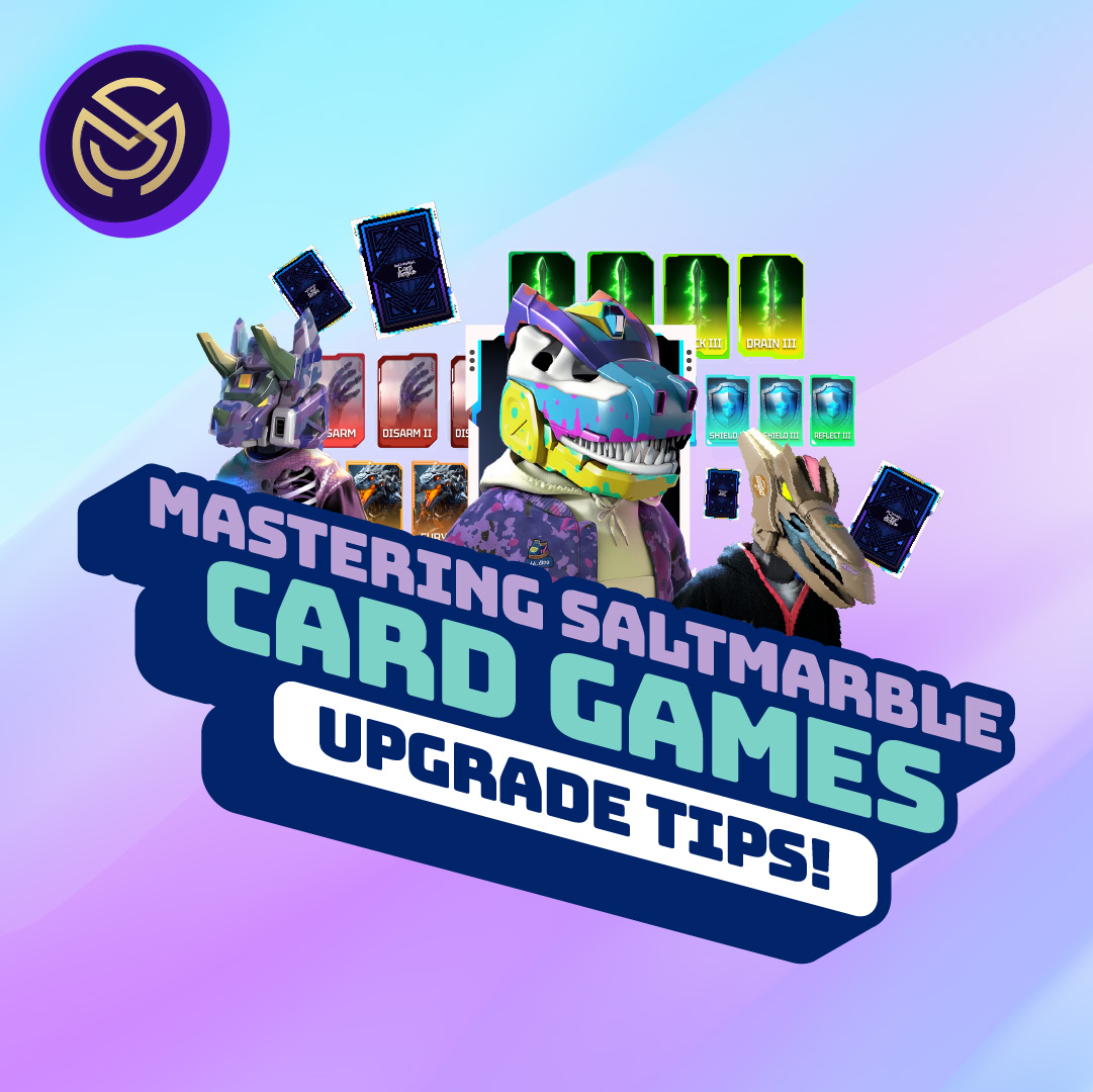 saltmarble's tweet photo. In the ever-evolving world of Saltmarble Card Games, strategy and adaptability are your keys to success. As you traverse the thrilling GOGODINO universe, you'll face choices that can shape your destiny. One of these crucial decisions is how to upgrade your cards.
#Saltmarble #NFT https://t.co/mIhKOmy0q4