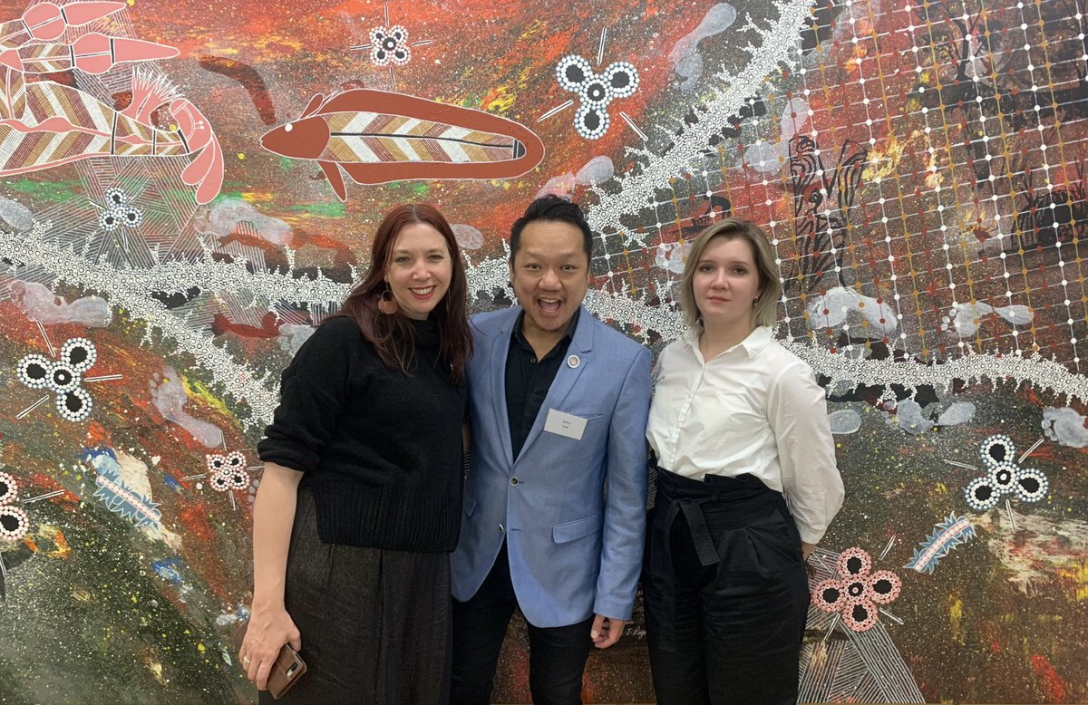 garyleecious's tweet photo. With the dynamic @citiesofwelcome team at the @ISANAInc Vic Tas Conference 2023 at Deakin Downtown. Great insights about experience from the students’ perspective, and how we can better influence, change and impact. #Studentcity #MelbMoment https://t.co/lQfY1YyGOu