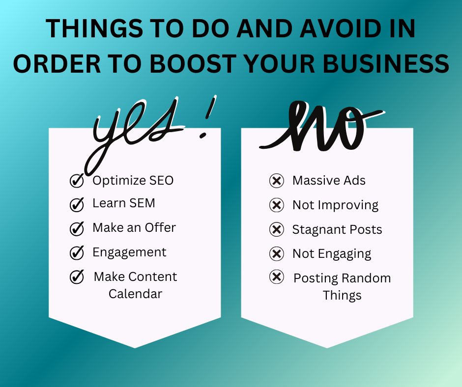 Arya57Designers's tweet photo. Boosting Your Business: Dos and Don'ts for Success!  Let's grow and thrive in the world of business! #BusinessSuccessTips #EntrepreneurLife https://t.co/tYryaQTJ3r