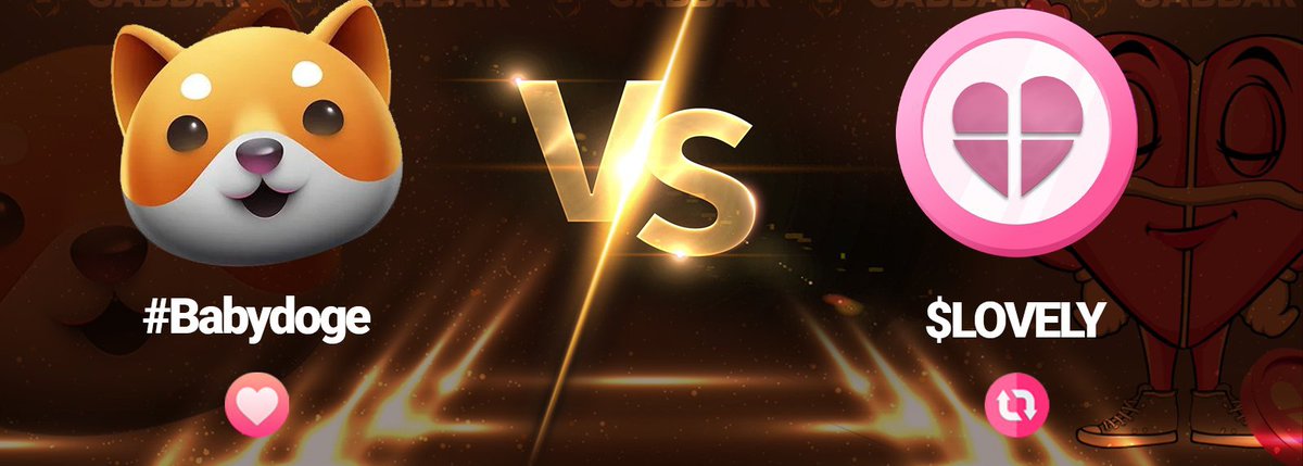 Which #Memecoin is best in Crypto?🚀

▶️ #Babydoge ❤️
▶️ $LOVELY 🔁