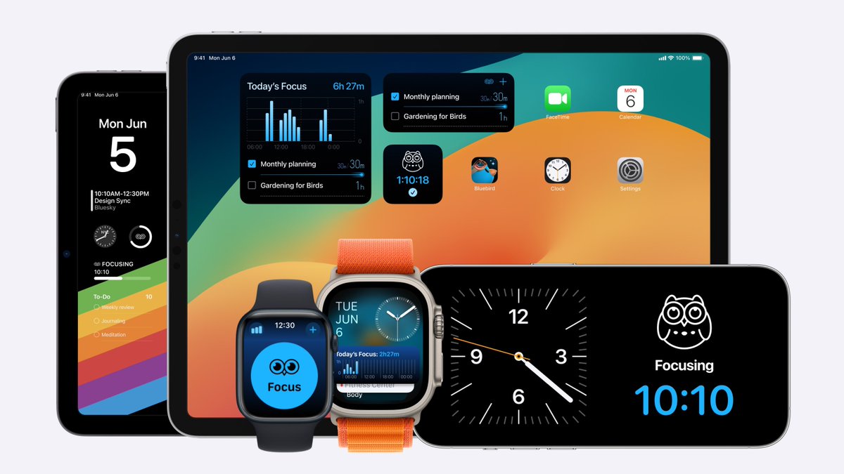 The iOS/iPadOS 17 &amp; watchOS 10 update of <a href="/bluebird_app/">Bluebird App</a> is now available on TestFlight!

Notable changes:
・StandBy
・Interactive widgets
・App Shortcuts in Spotlight
・Lock Screen widgets &amp; Live Activities on iPad
・Redesigned for watchOS 10
・Smart Stack

testflight.apple.com/join/mrJs3zxa