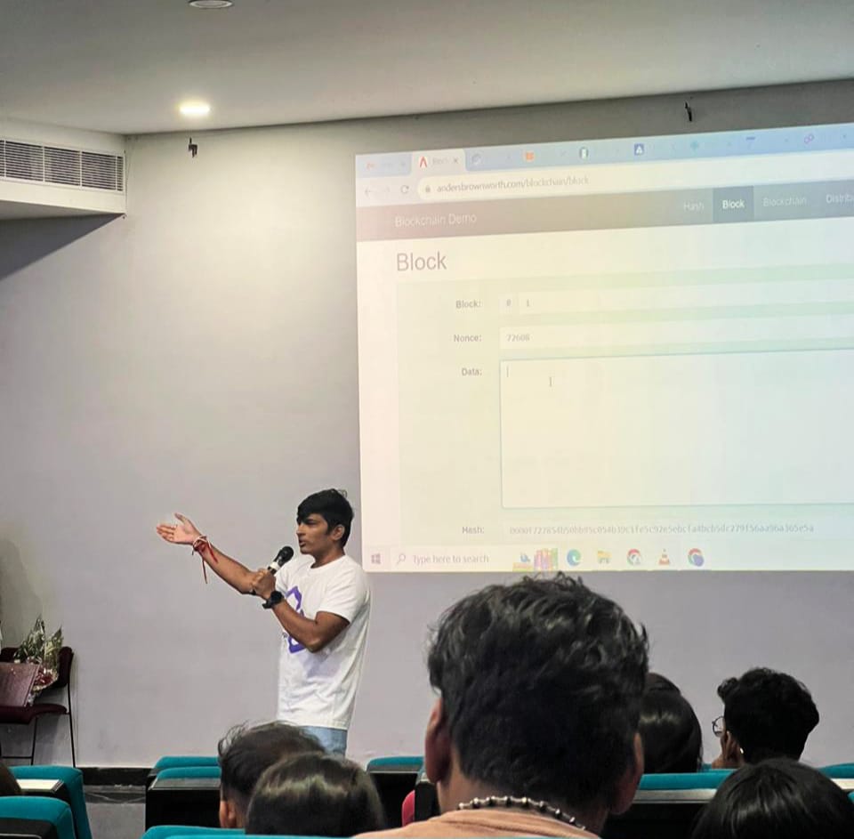jilltodkar's tweet photo. Marking @HexsocietyCo's #TheBlockchainDay with @0xPolygon @0xPolygonDevs @PolygonVadodara. From code to global impact, blockchain's evolution is transformative. Here's to a decentralized future! 🚀 #PolygonMagic https://t.co/eUdfLCXBSQ
