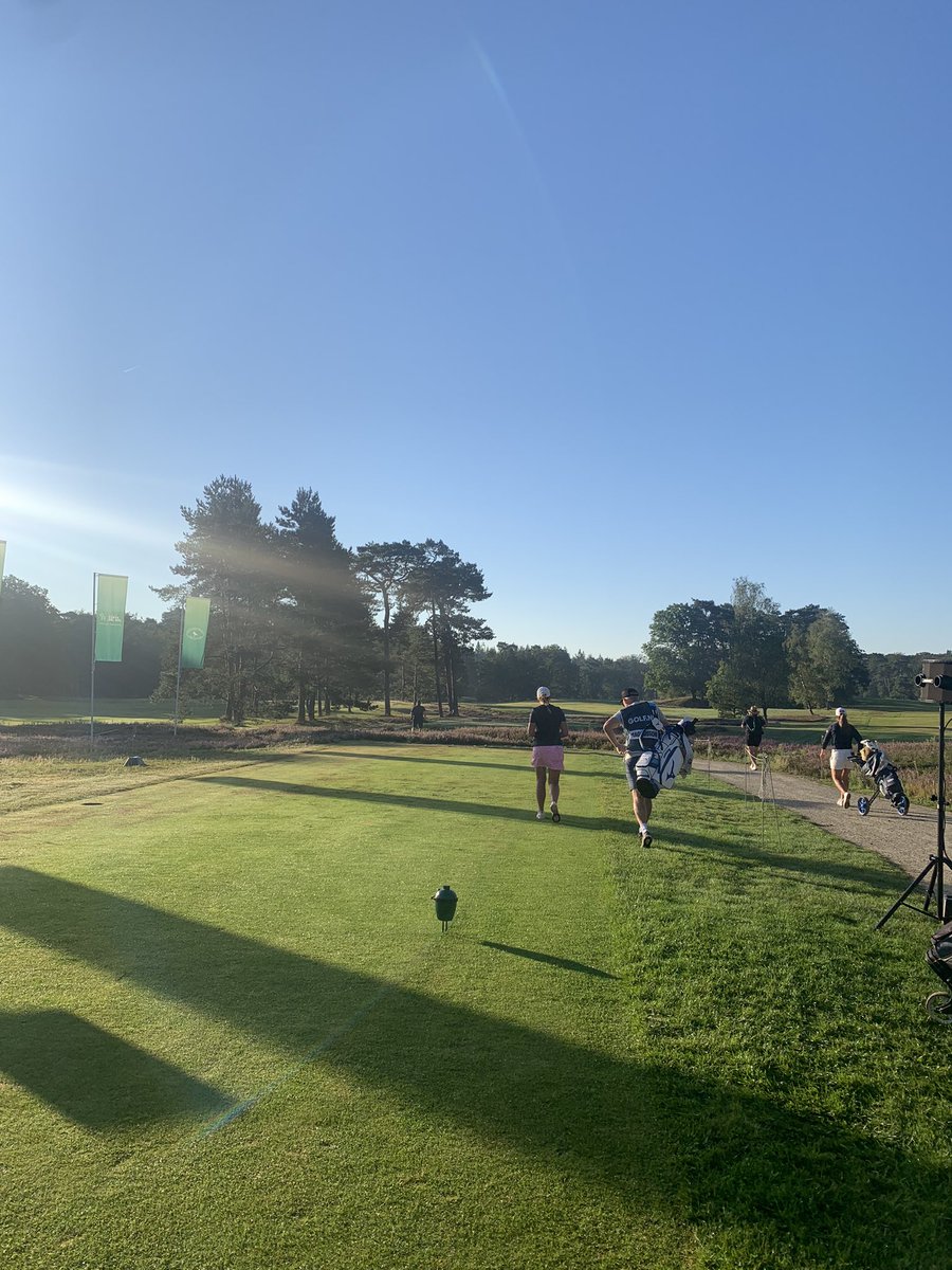 And we are off <a href="/LETgolf/">Ladies European Tour</a> <a href="/Hilversumsche/">Hilversumsche Golf</a> <a href="/NGF_/">NGF</a>