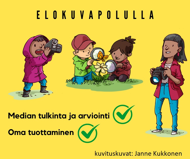KAVIn Elokuvapolun Esipolku tarjoaa aktiivista katsomista ja itse tekemistä myös pienemmille. Toiminta tukee varhaiskasvatussuunnitelman ja esiopetuksen opetussuunnitelman tavoitteita. Vastaava kokonaisuus ruotsiksi on Förstigen. #Vasuistavauhtia #SmapedDagen