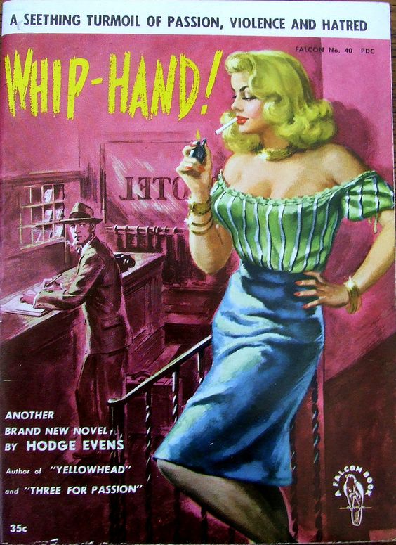 If you are looking for passion, violence and hatred - look no further!

 Cover candy by Falcon Books 1952 #femdomart