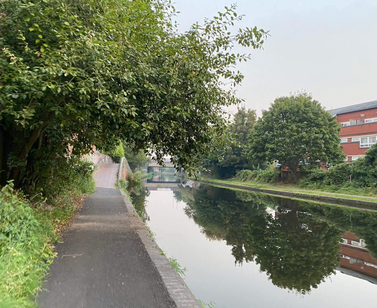 Before presenting our @sbrihealthcare @greenerNHS low temperature processing work to @IPS_Infection #IPCNETZERO #IPSEvents with @sotonbiosci some green and blue in central Birmingham

Well done @CanalRiverTrust !

#GreenNHS #TogetherWeCan 🙏🌍⚕️