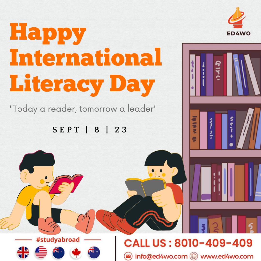 ed4wo_'s tweet image. Embrace the Power of Knowledge on International Literacy Day! 🌍
Invest in your future, ignite curiosity, and inspire a thirst for knowledge.
ed4wo.com

#InternationalLiteracyDay #UnlockPotential #LearningAbilities #EarlyLiteracySkills #International #Literacy
