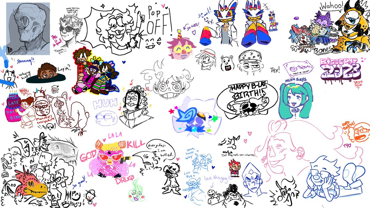 Thank you SO much for joining me in this aggie! 
It was so fun watching all of you draw! I'll be sure to do this again sometime ✌️😋✨ 