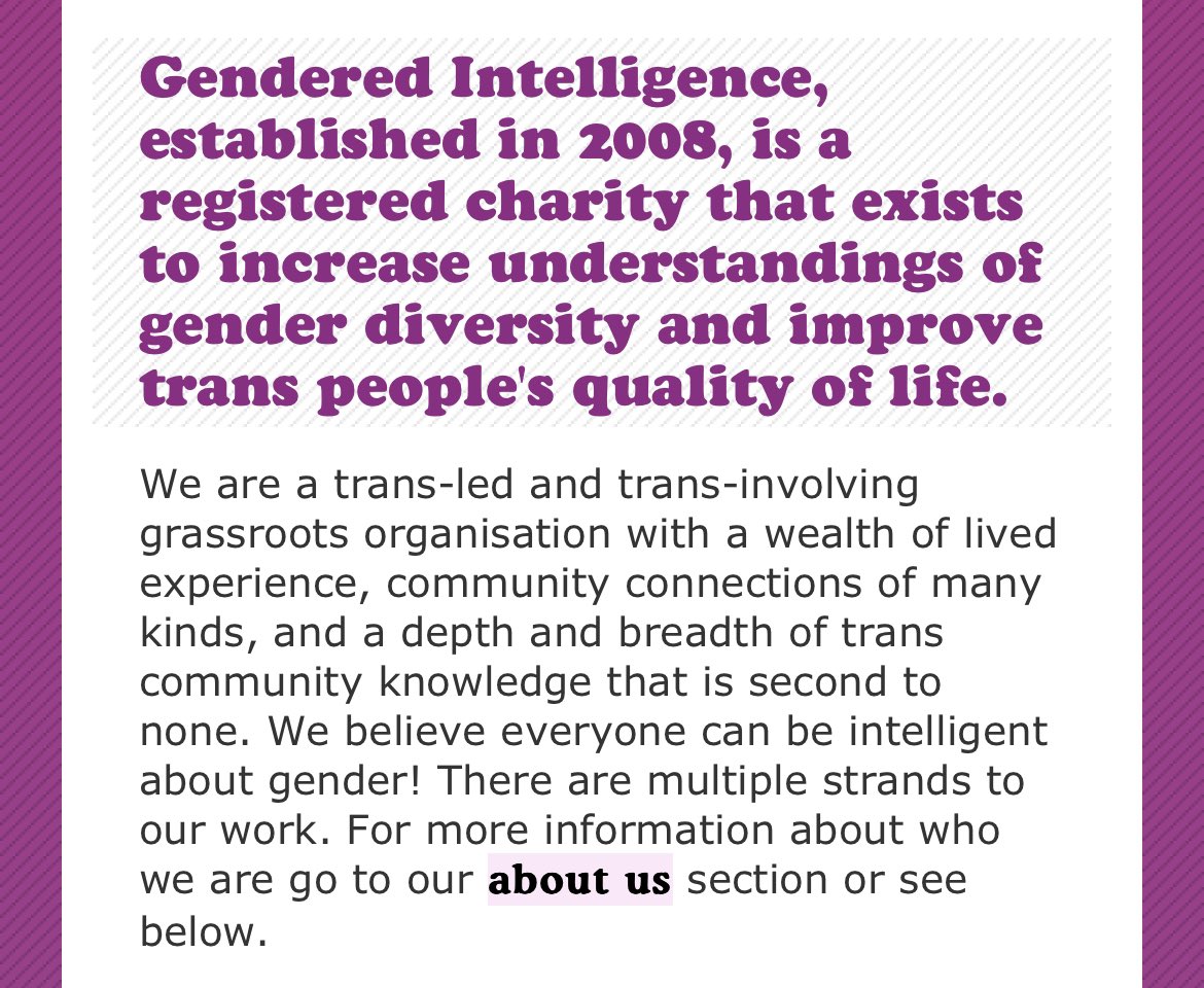 InstinctsZine's tweet photo. We are happy to announce that we’ve donated £638 to Gendered Intelligence. Many thanks to our contributors and supporters for helping make this donation possible. 

Find out more about the charity on their website: https://t.co/qT8kPcZdfs https://t.co/IitBdmIcq8