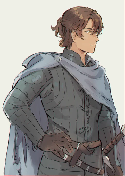 Husband begged me to draw his #OC 