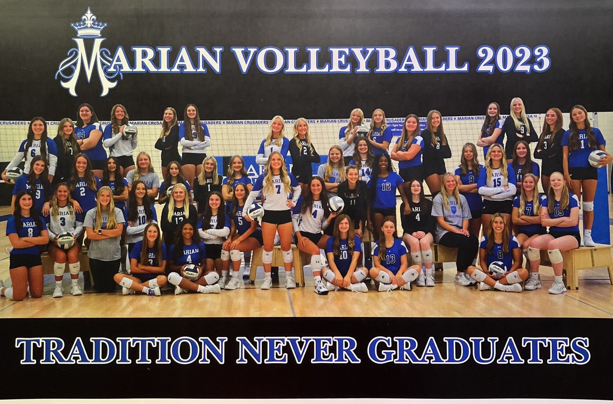 Marian HS Volleyball tweet media