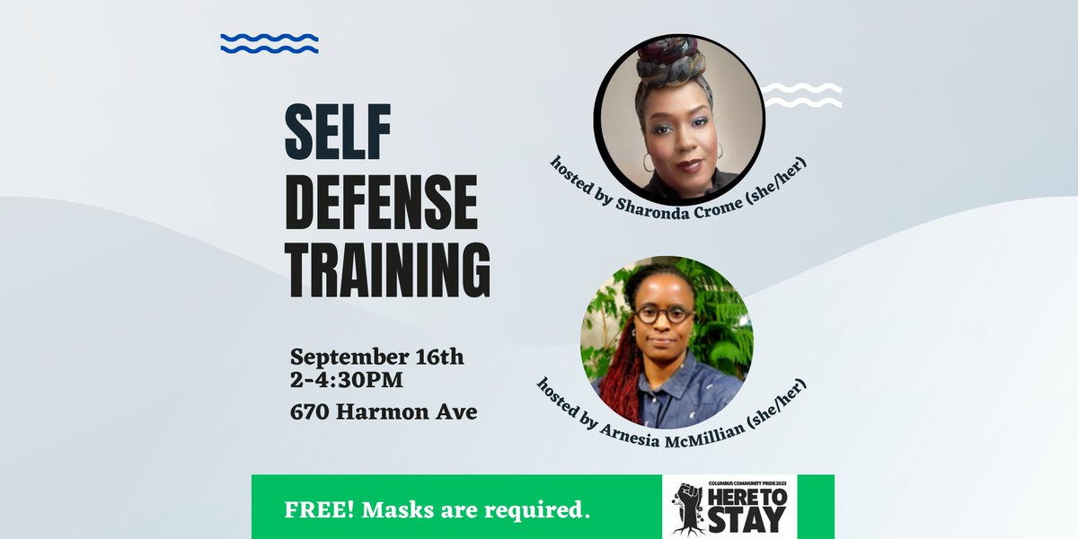 🌈 Ready to boost your self-confidence and personal safety? Join us at Community Pride 2023 for a powerful self-defense training session! 

Sign up for our FREE self defense training on Sept. 16th at bit.ly/CCP2023SelfDef…!