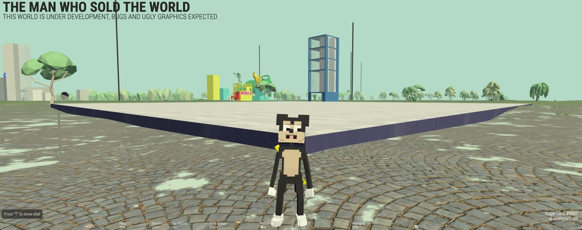 FiveAble's tweet photo. Misfit Rat scoping out the future Sugar Land Texas build site in The Man Who Sold The World Metaverse.
@MisfitPixels @TMWSTW_NFT
Metaverse: https://t.co/EzExSWfl4m
Interoperable 3D Avatars: https://t.co/9ZR1VwDanW
#MisfitPIXELS #TMWSTW #Metaverse #FiveAble https://t.co/BNylhuWeGT