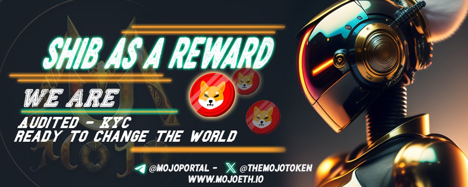TheMOJOToken's tweet image. #SHIBARMY #shibrewards #shibarium #mojo $MOJO