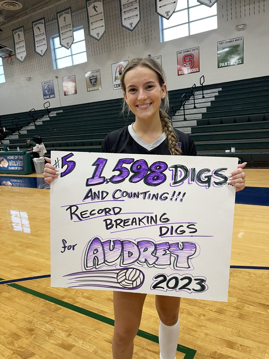 audreysmaall's tweet photo. SCHOOL RECORD = BROKEN!!
I am so beyond grateful to have hit this milestone. This wouldn’t have been possible with out my teammates and coaches for all of their support. 💜 #1598

@UNA_Volleyball @PrepDigMORyan @PrepDigMO @PrepDigChris  @gracekillionvb2 @fzw_wvb @fzwactivities https://t.co/NvuYAvlSgh