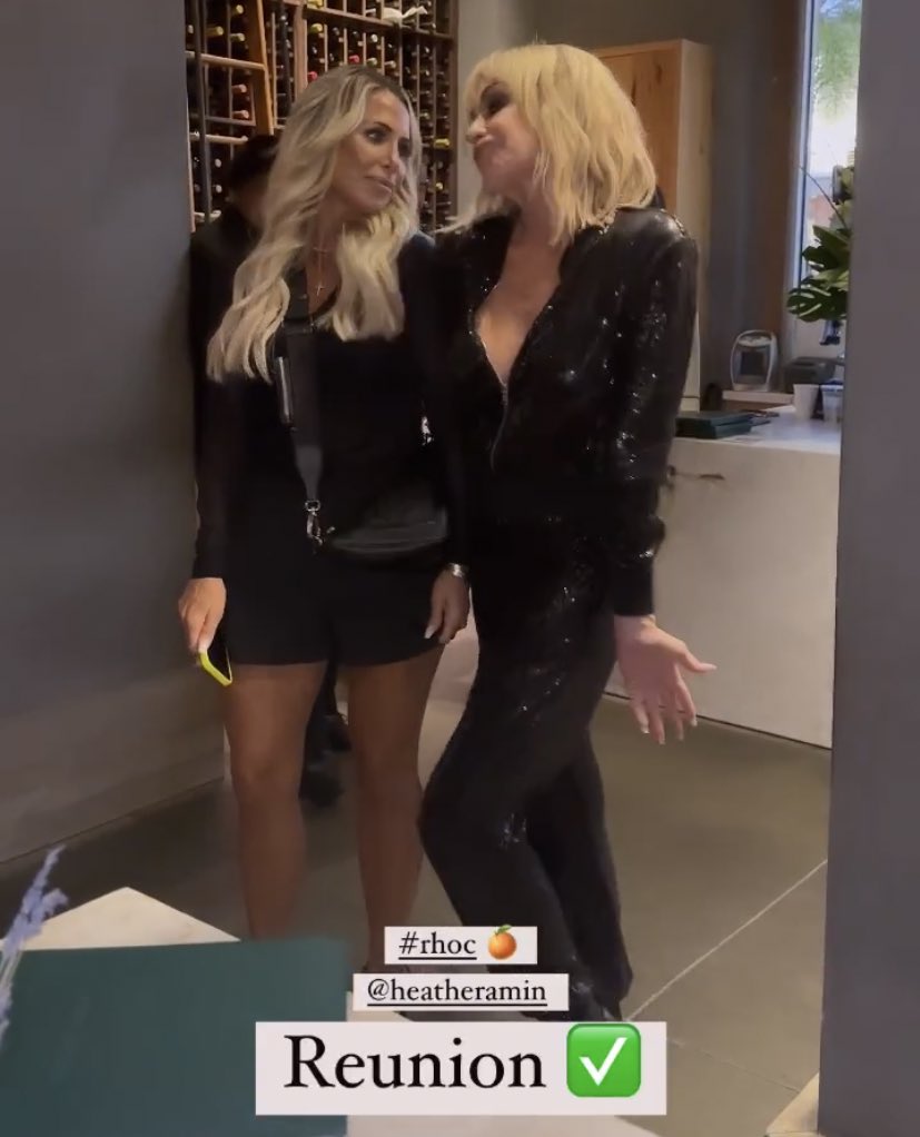 Did they invite Heather Amin to the reunion? 👀 #RHOC
