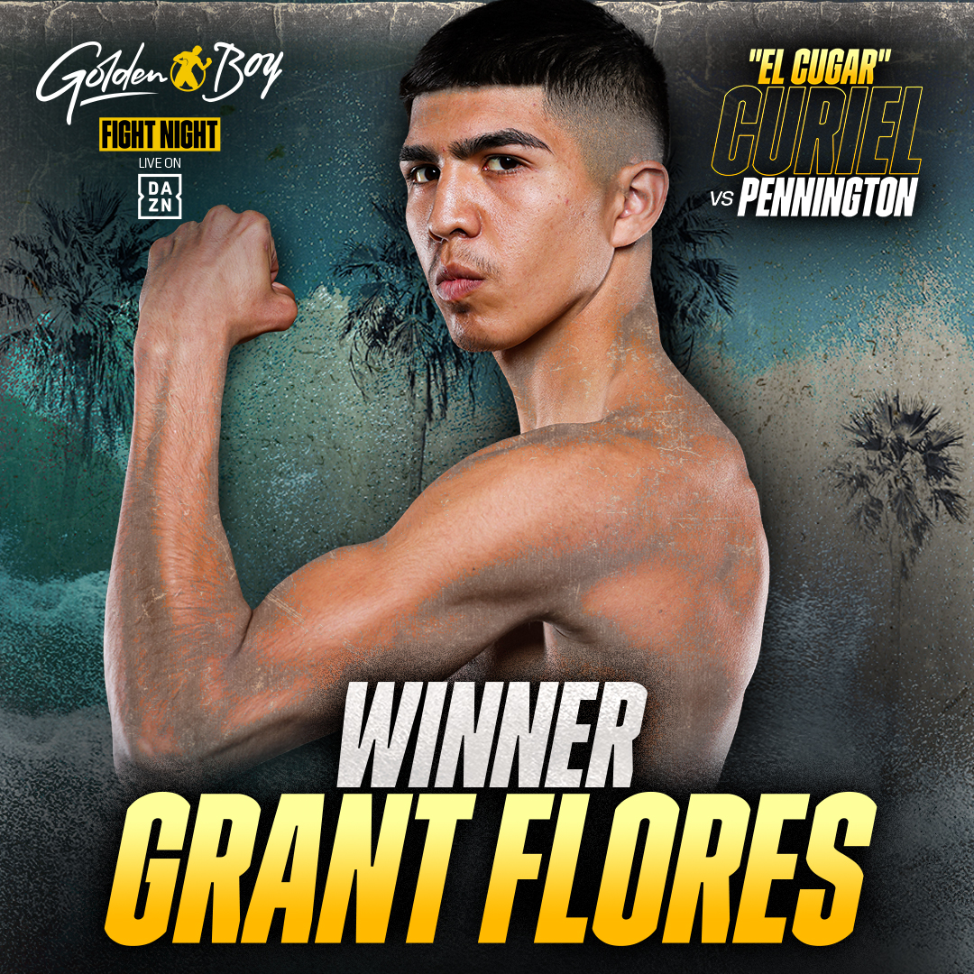 And still undefeated… Grant Flores !!