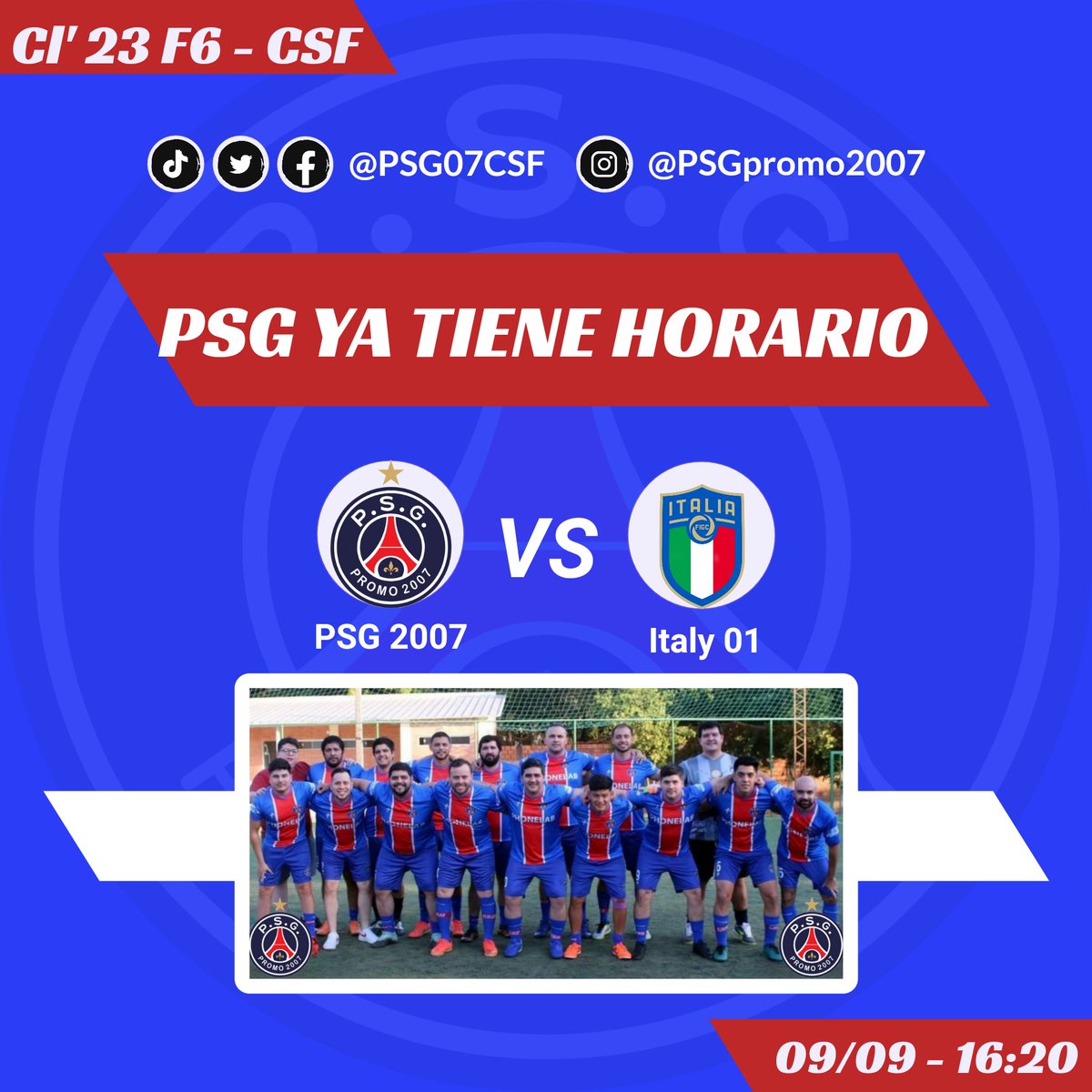 PSG07CSF's tweet photo. Todavía cantamos, todavía alentamos, todavía soñamos con llegar a los cuartos!!! https://t.co/EH0wQG3JDA