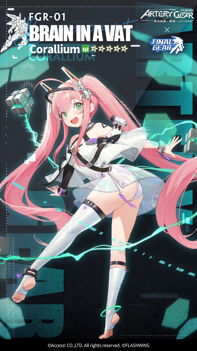 ArterygearEN's tweet photo. 【Collab Character Profile】
Final Gear × Artery Gear
Corallium will arrive in Artery Gear's world as a collaboration character. Check her profile!
The collaboration will start on Oct.12. Please stay tuned!
#ArteryGear
#FinalGear https://t.co/NoPO2gEh9c
