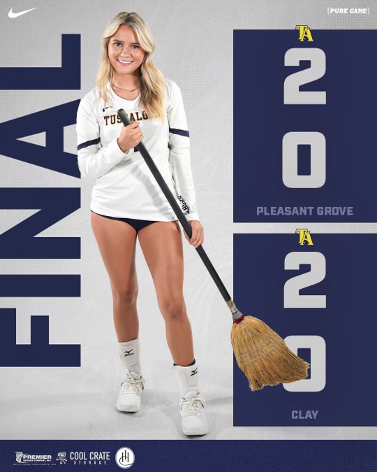 TA_Athletics's tweet photo. “𝙂𝙚𝙩 𝙮𝙤𝙪𝙧 𝙗𝙧𝙤𝙤𝙢𝙨 𝙛𝙤𝙧 𝙖 𝙁𝙐𝙇𝙇 𝙎𝙒𝙀𝙀𝙋 🧹 
𝗧𝗵𝗲 𝗟𝗮𝗱𝘆 𝗞𝗻𝗶𝗴𝗵𝘁𝘀 𝗰𝗮𝗺𝗲 𝗳𝗼𝗿 𝘁𝗵𝗲 𝗱𝘂𝗯𝘀 𝘁𝗼𝗻𝗶𝗴𝗵𝘁! 𝗪𝗲’𝗿𝗲 𝗷𝘂𝘀𝘁 𝗴𝗲𝘁𝘁𝗶𝗻𝗴 𝘀𝘁𝗮𝗿𝘁𝗲𝗱 𝘁𝗵𝗶𝘀 𝘀𝗲𝗮𝘀𝗼𝗻! 🤍🏐”
#TAVB #RTGK #Tuscaloosa
@taknightsfan @puregamesports https://t.co/A1hKzq8Tmb