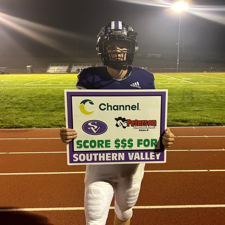 SVEagles's tweet photo. SV FB with the win over the Maxwell wildcats 66 to 48! Nine touchdowns raises $180 from Peterson Livestock Inc. Cody Collins came out tonight to set some new records with an unofficial 331 rushing yards, 19 carries, and 6 touchdowns!  It's a great night to be an Eagle. #svnation https://t.co/RhDjTZDrRo