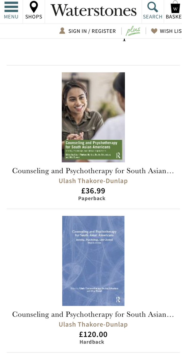 Thanks Waterstones for stocking our book! #SouthAsian, #Counseling