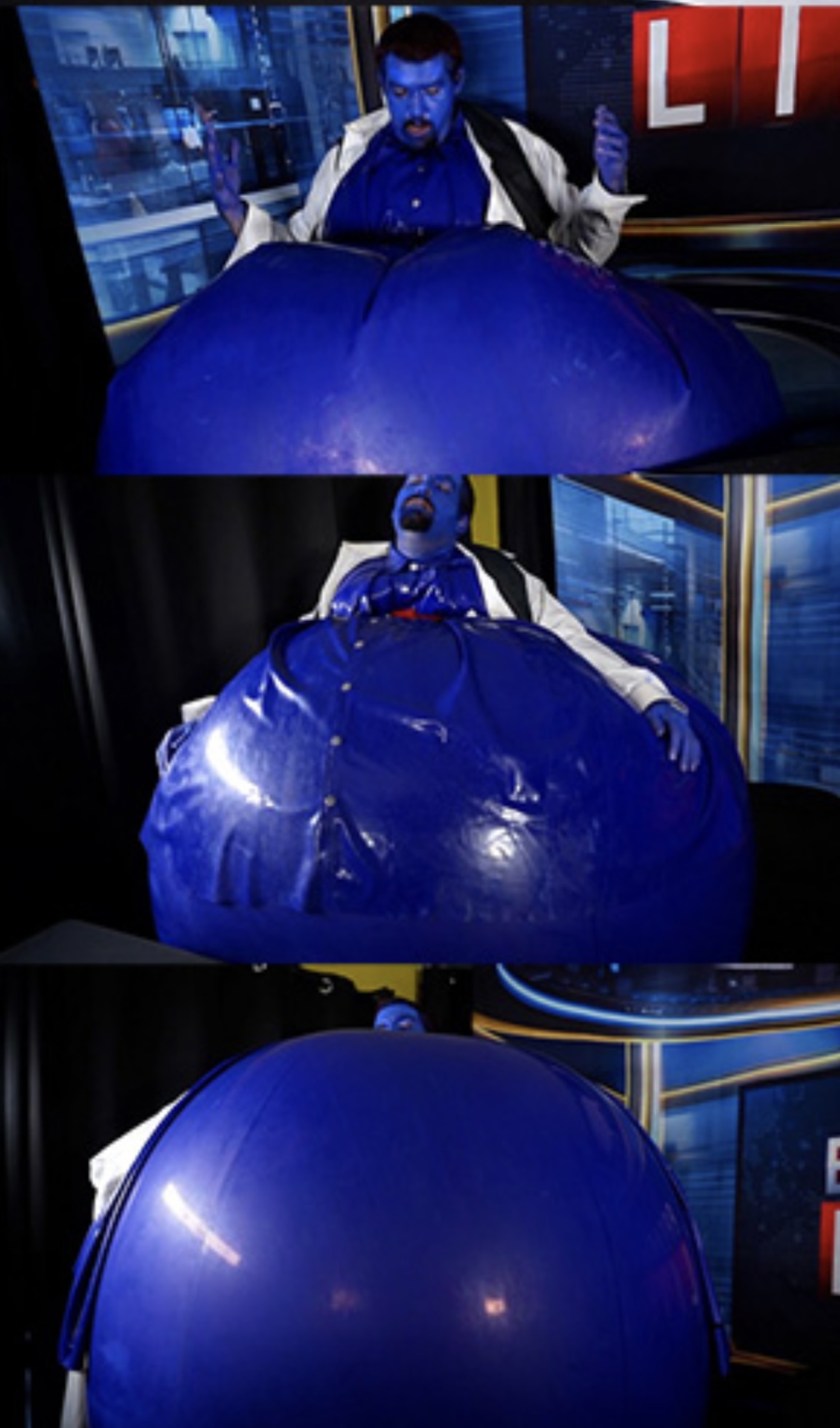 lotsabreadyay on X: Really liking Marshmellow again in the latest @ TaylorMadeClips male inflation video! Something about huge inflating  blueberry thighslegsass area sitting behind a desk and just begging to be  freed 🤤
