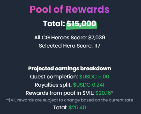 CptProb4bly's tweet photo. [Scholarship] for @crypto_guilds
Hero ID: 105
Hero Score: 117
Projected Earnings: $25.40
Revenue Share: 50%
Rent it here: https://t.co/cAsHn9IzsX

#CGMetaGame #P2E #Scholarship https://t.co/HEf3eMZrds
