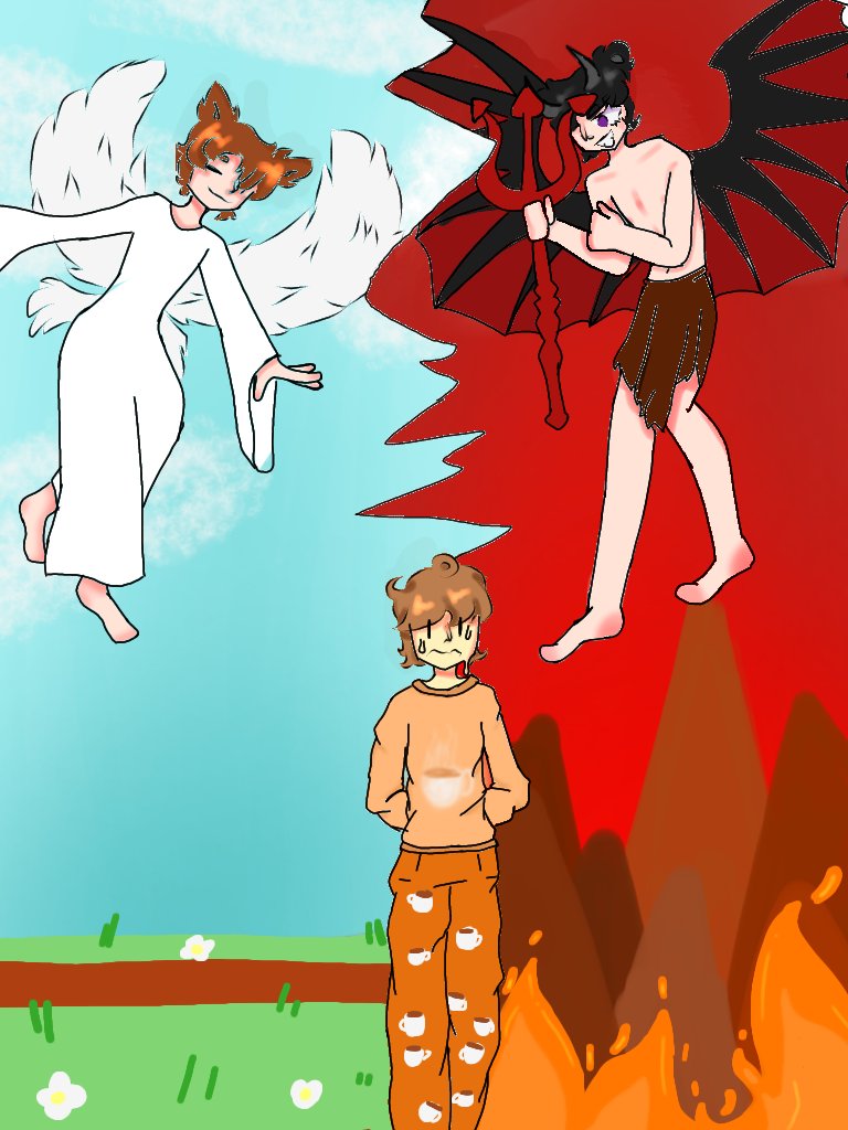 lavale_conpatas's tweet photo. Día 4:Angeles y demonios A.U.
#HappyBearWeek
Lo vuelvo a subir 8 minutos después (tarde) pq habían cosas mal echas por apurarme
En fin, todo mal https://t.co/0F0iQmEiH0