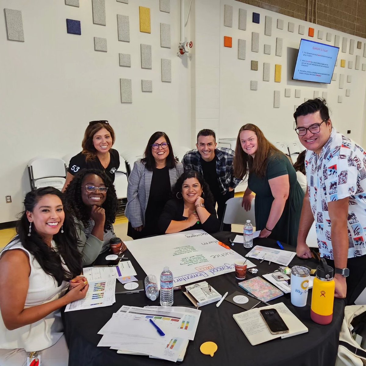 collegewood_el's tweet photo. A lucky group of us spent the morning with @TyroneCHoward analyzing our data through 3 anchoring points - Justice, Harm, &amp; Belonging. Such important work to ensure we're meeting the needs of ALL of our students. ❤️ #cultivatebelonging🌱 #equity https://t.co/LLRyzltLGX