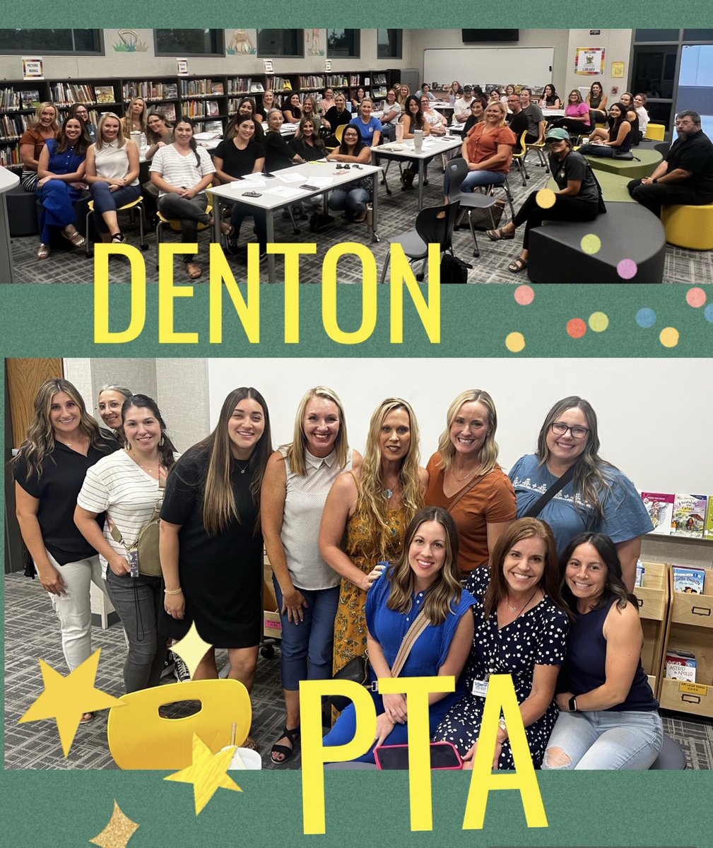 35 mom &amp; dads along with 10 staff members showed up to launch our first Denton PTA meeting for 23-24. Thank you, Mrs. Fulleylove, for your hard work as our Denton PTA President!  🐲🌟🐉#dentondragonsvisalia <a href="/visaliausd/">Visalia Unified School District</a> <a href="/NationalPTA/">NationalPTA</a>