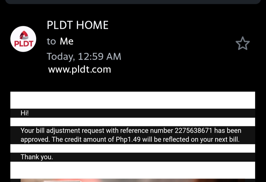 kidoliver's tweet photo. @PLDT_Cares nakaloko sa mga subscribers. Nag-adjust ng Php1.49 for issue that started from 1am of Spetember 05 and resolved 9pm of September 06. As if makacompensate sa unpaid time while walang service. Anu na @iamMVP @ASPanlilio. Hi @NTCPH email has been sent regarding this. https://t.co/5KZDYjrYRV