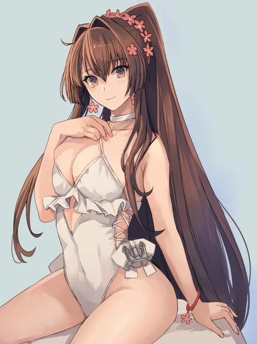 狭霧水着の大和ちゃんも描いてました 