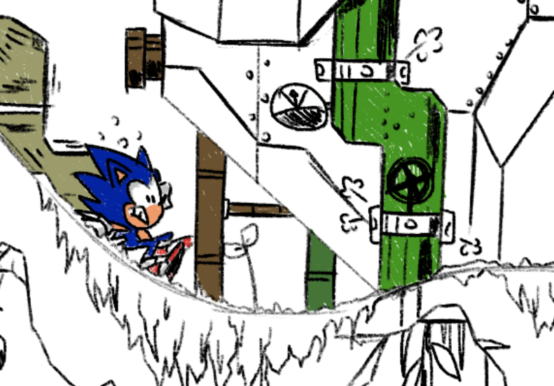 SonicExpeditive's tweet photo. New zone sketch!

#SonicTheHedgehog #SonicExpeditive #fanart https://t.co/67SyU3wZRc