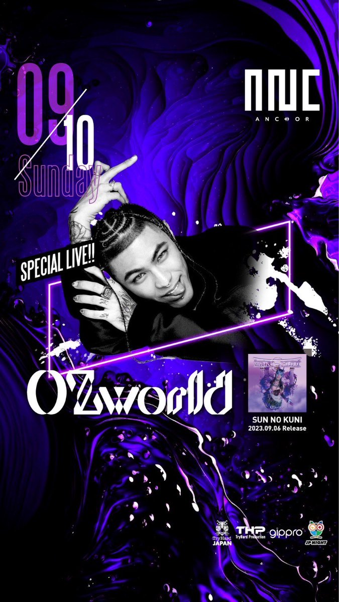 shotakoga's tweet photo. 【OZworld @OverZenith369 】
LIVE出演情報
9/8 岡山 in PARADISE OKAYAMA
9/10 神戸 in ANCHOR https://t.co/55FfrJcjjD