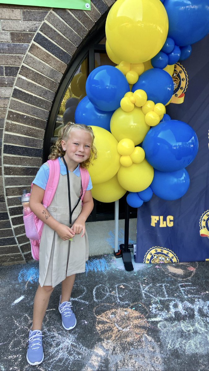 Ready for a GREAT year in 2nd grade. Our last first day at FLC!