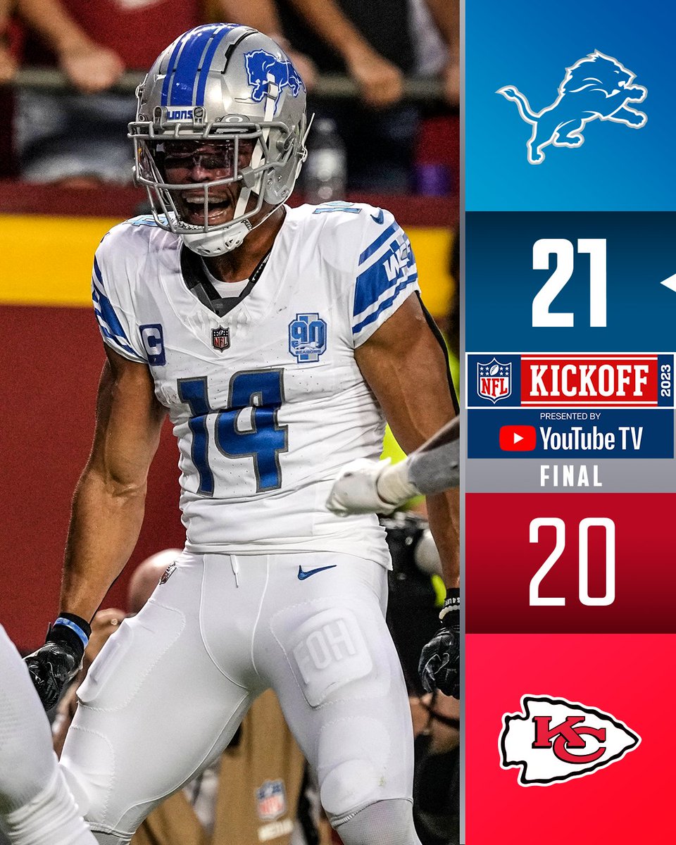 FINAL: The @Lions open the 2023 season with a victory. #Kickoff2023